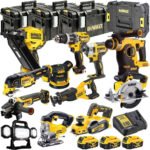 DeWalt 18V 12 Piece Cordless Power Tool Kit with Three 5.0Ah Batteries