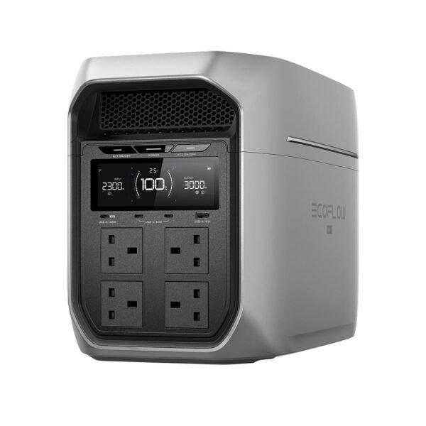 EcoFlow DELTA 3 Max Plus Portable Power Station 2048Wh LiFePO4 – Solar Generator for Home Backup