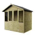 WALTONS 7x5 Summerhouse | Apex Roof | Shiplap Tongue and Groove | Wooden Garden Room Log Cabin | Garden Storage Shed Summer House