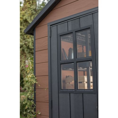 Keter Newton 7 x 11 ft Plastic Shed – Double Door Apex Garden Shed - image 5