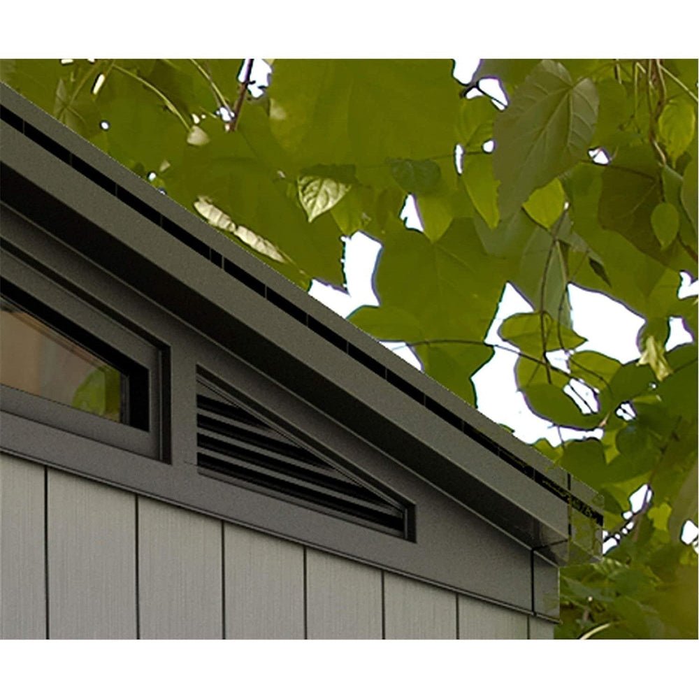 11ft x 7ft Artisan Heavy Duty Weatherproof Plastic Pent Shed in Grey - image 5