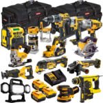 Professional 18V 14 Piece Power Tool Kit with 3 x 5.0Ah Batteries and Charger